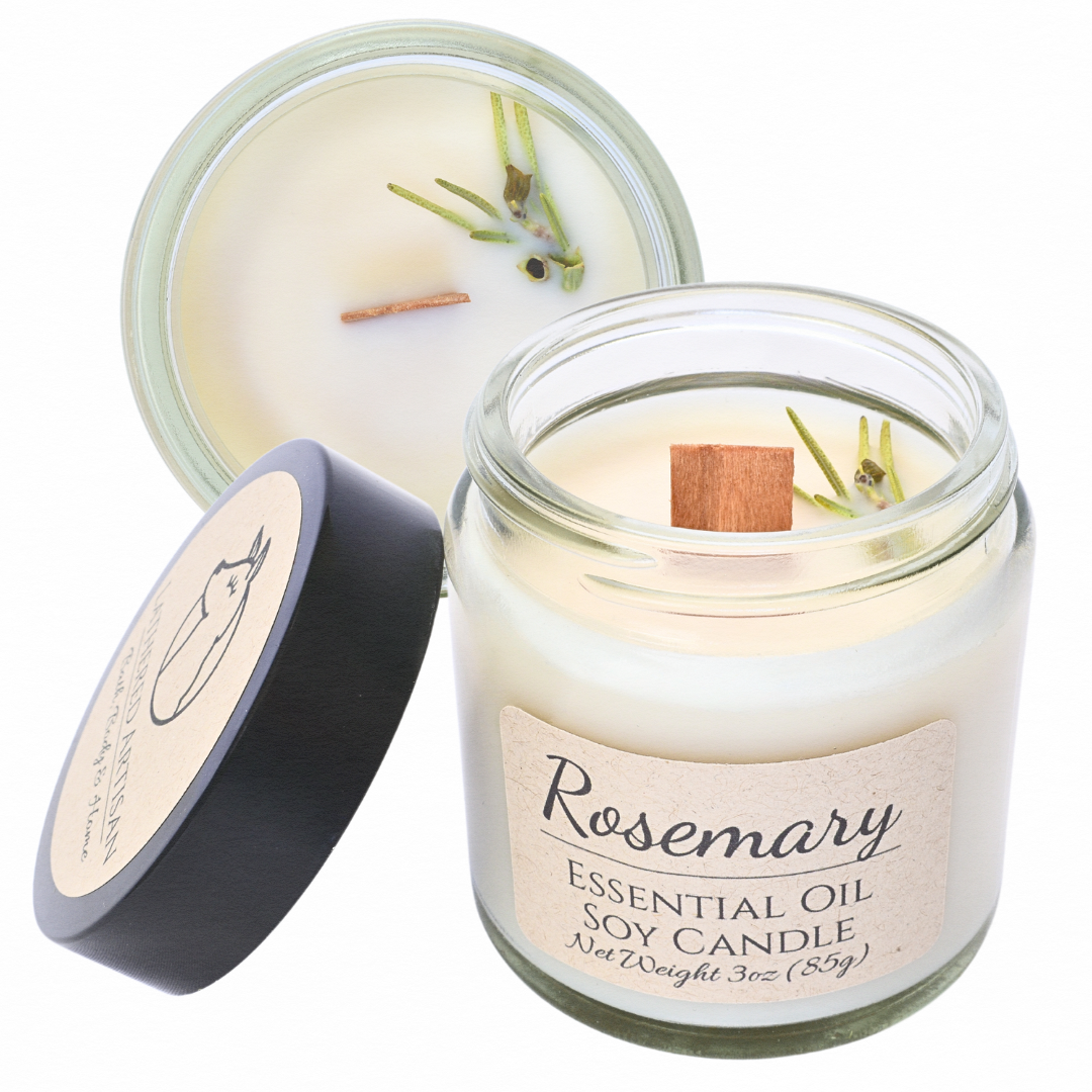 Rosemary | Essential Oil | 3 oz Jar Candle