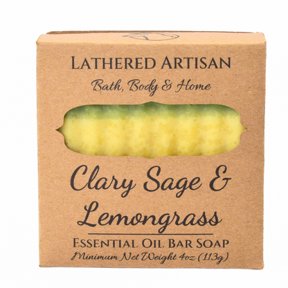 Clary Sage & Lemongrass | Essential Oil | Bar Soap