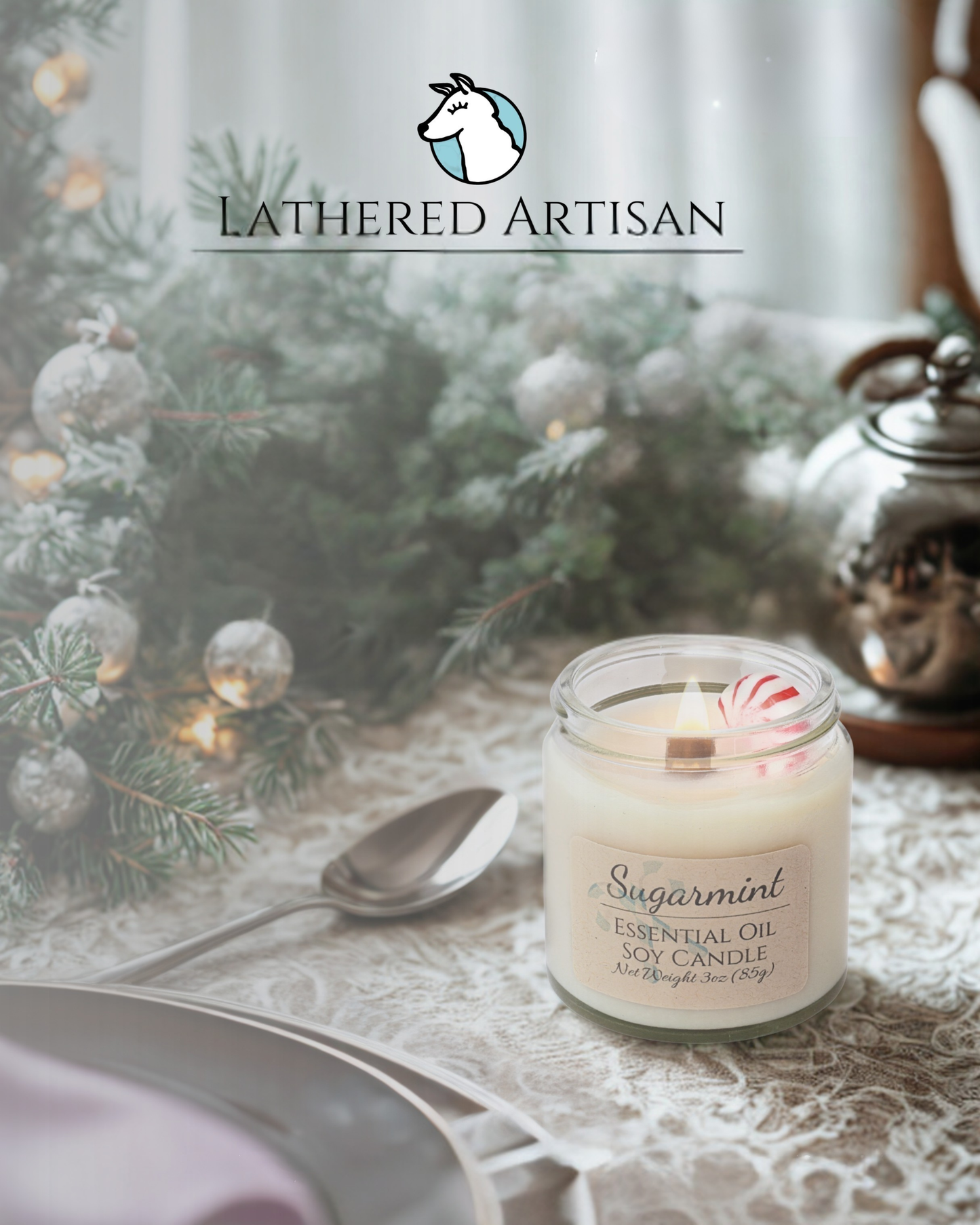 Sugarmint | Essential Oil | 3 oz Jar Candle