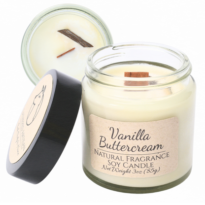 Vanilla Buttercream | Natural Fragrance | 3 oz Jar Candle