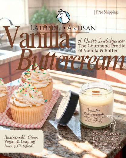 Vanilla Buttercream | Natural Fragrance | 3 oz Jar Candle