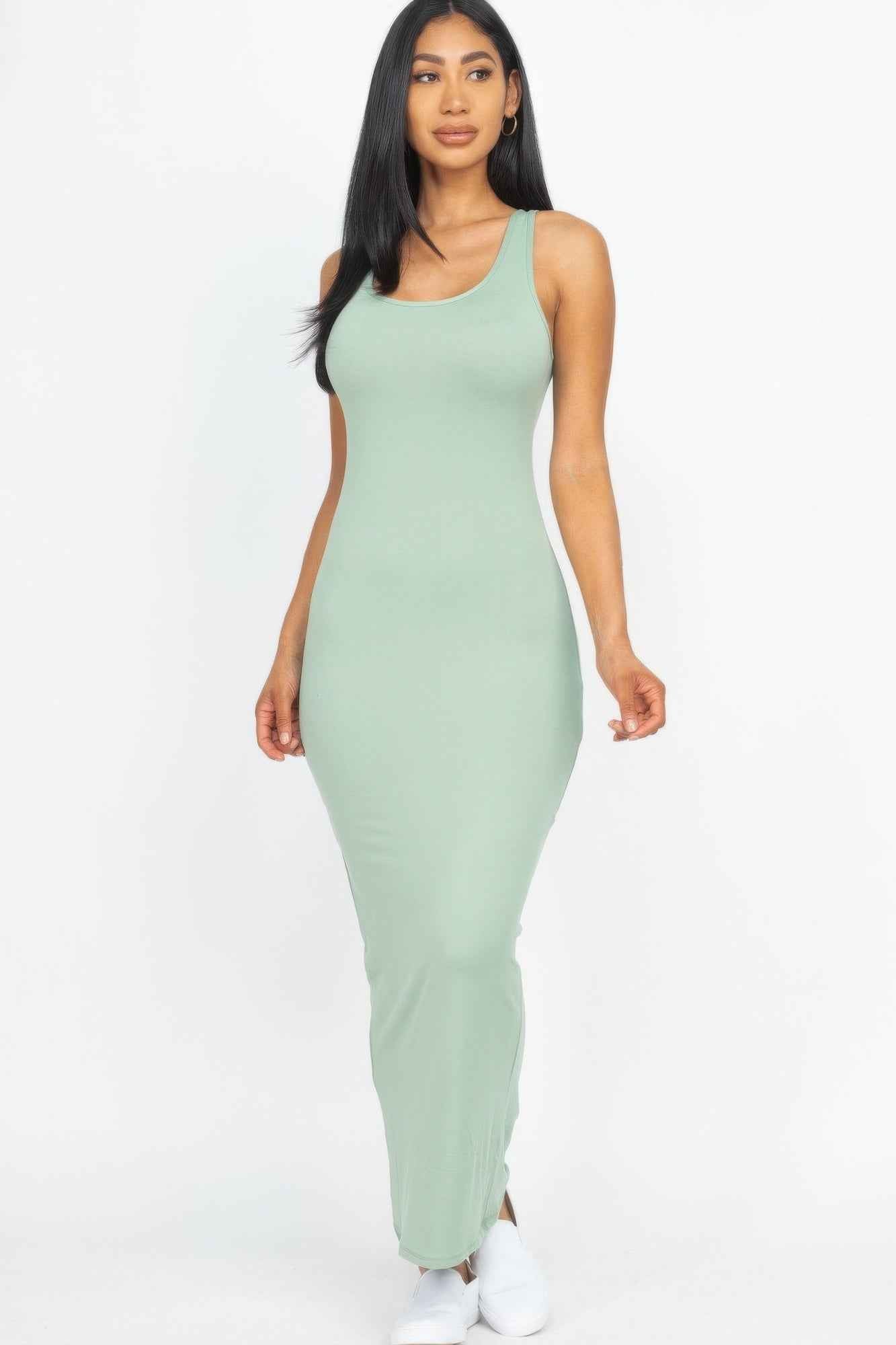 Solid Basic Maxi Dress