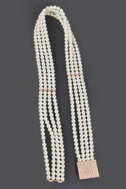 Elastic Pearl Belt - It's a Girly Place