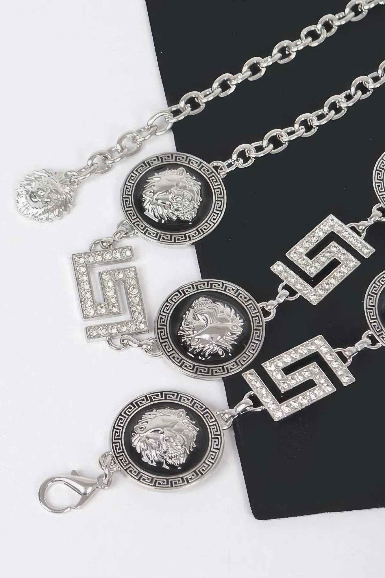 Metal Rhinestone Plus Size Chain Belt - It's a Girly Place
