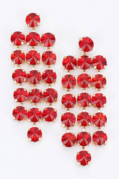 Rhinestone Party Earring - It's a Girly Place