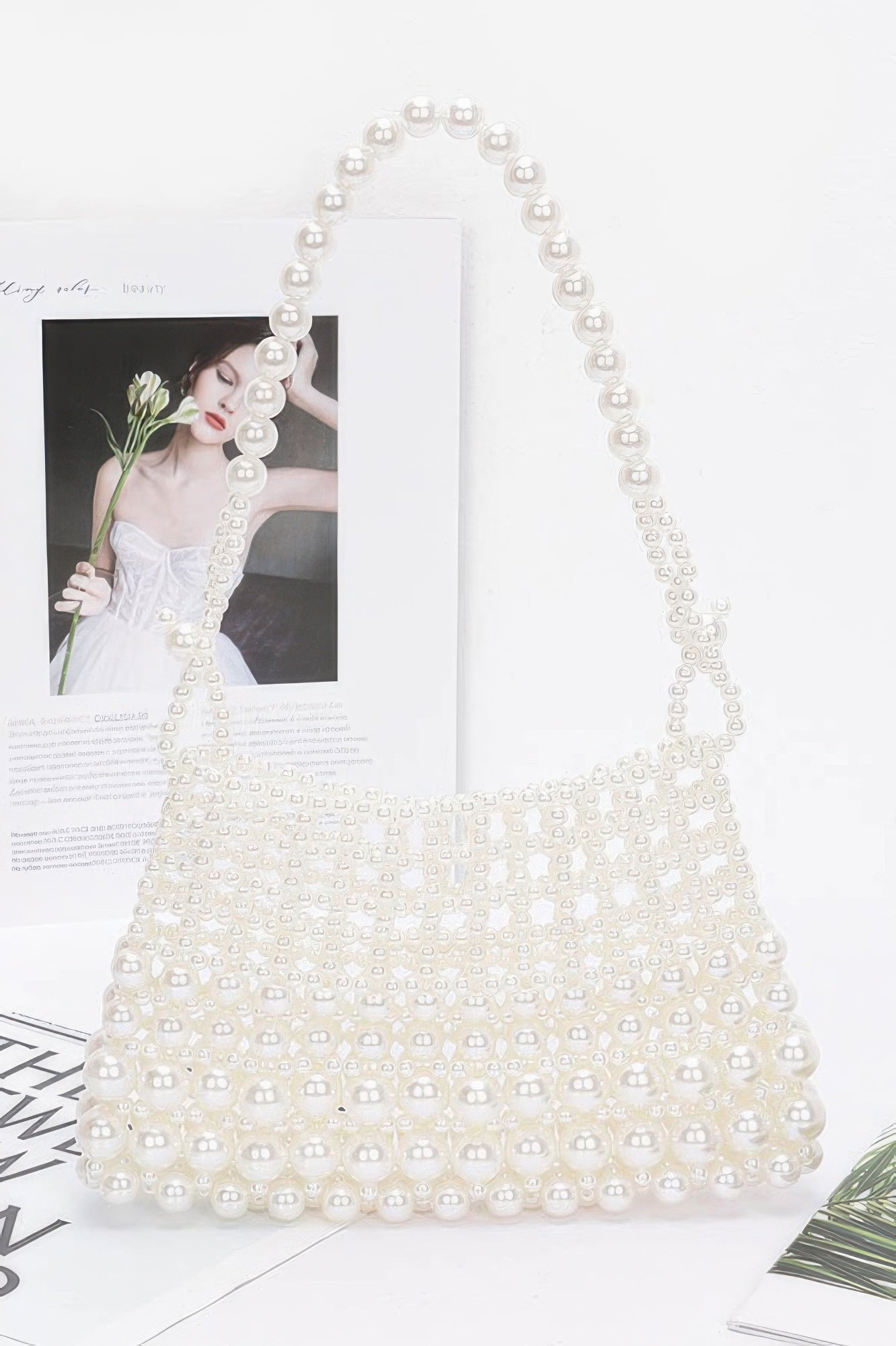 Faux Pearl Elegance Clutch - It's a Girly Place