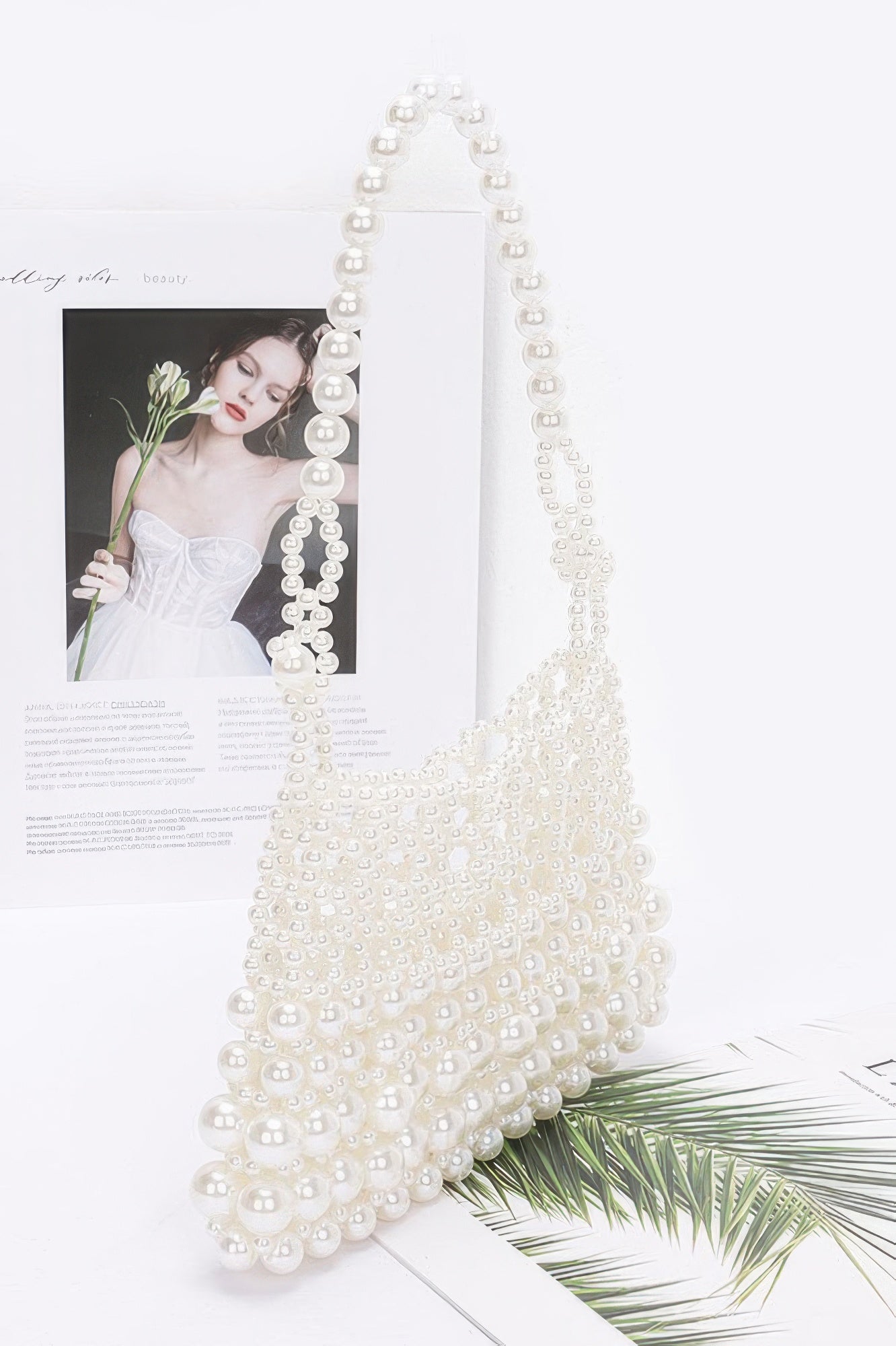 Faux Pearl Elegance Clutch - It's a Girly Place