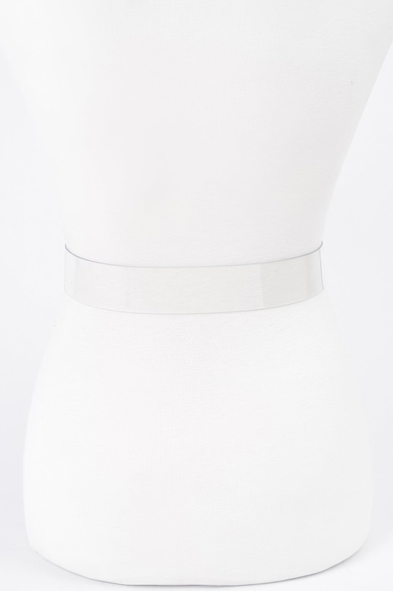 Heart Shape Metal Buckle Plus Size Clear Belt - It's a Girly Place