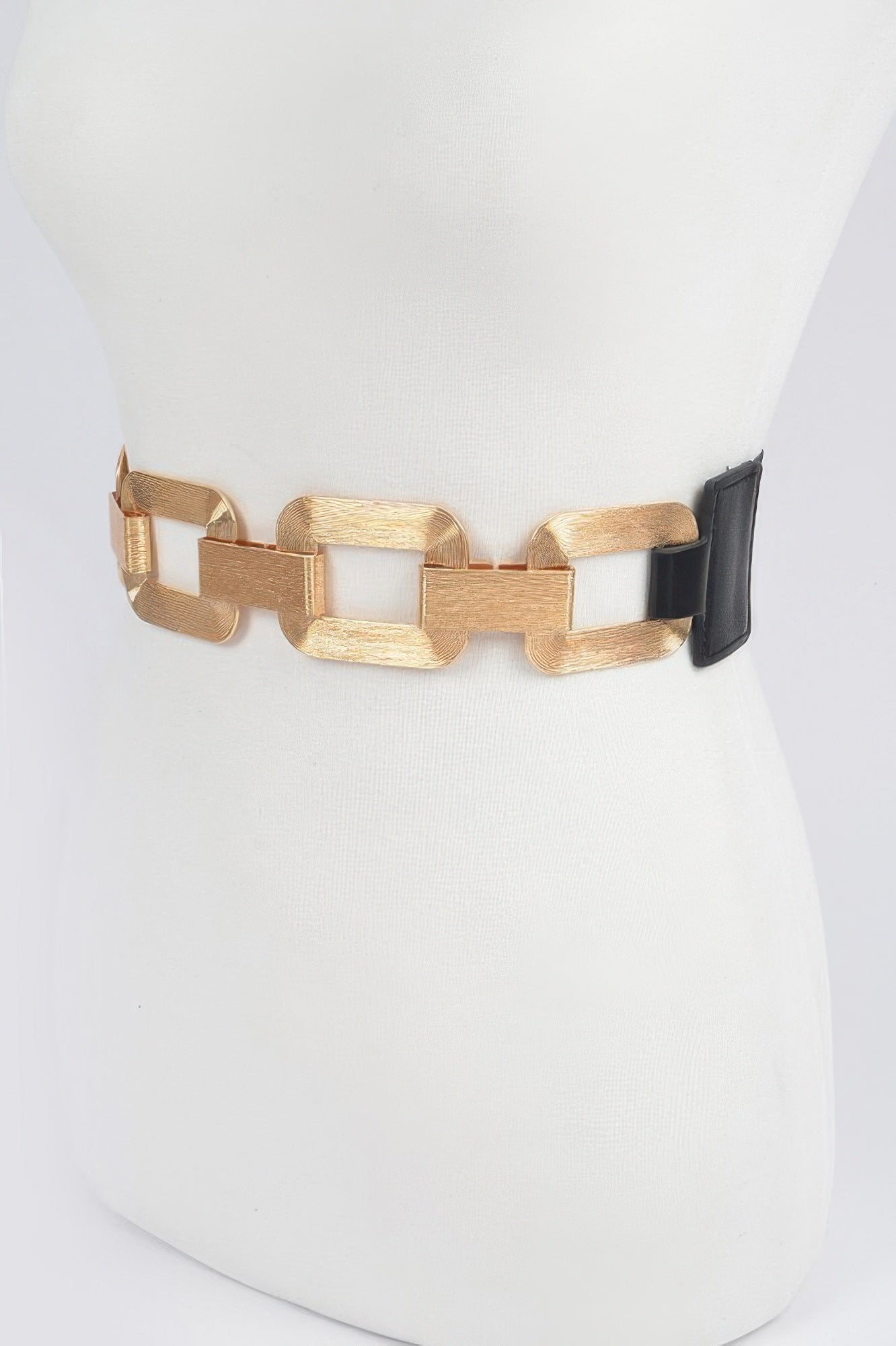 Faux Leather Multi Metal Buckle Plus Size Belt - It's a Girly Place