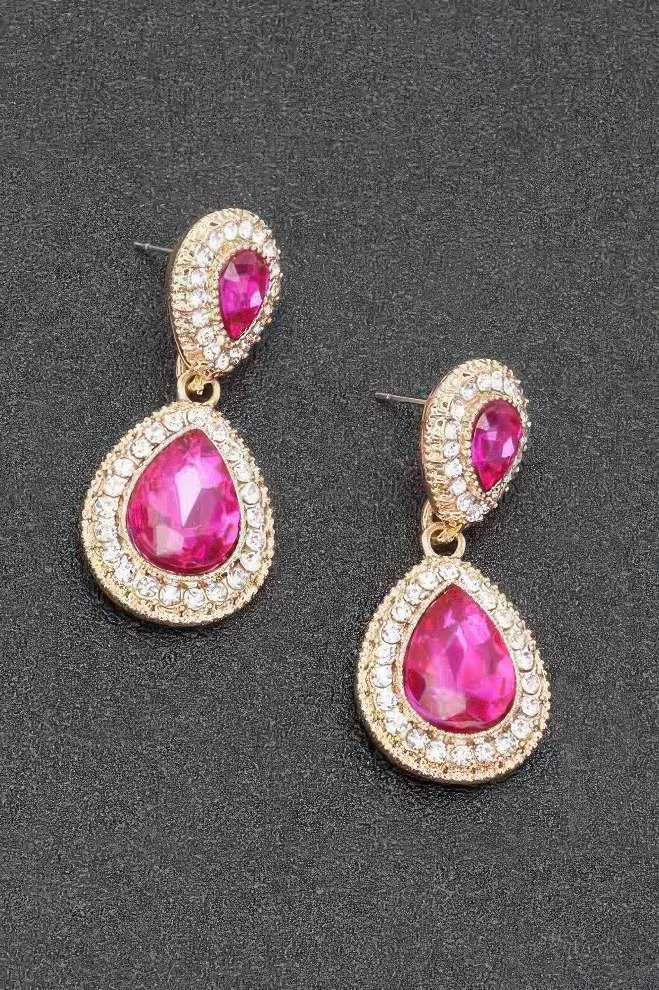 Rhinestone Dangle Earring - It's a Girly Place