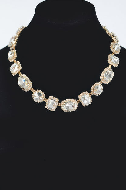 Multi Shape Stone Necklace - It's a Girly Place