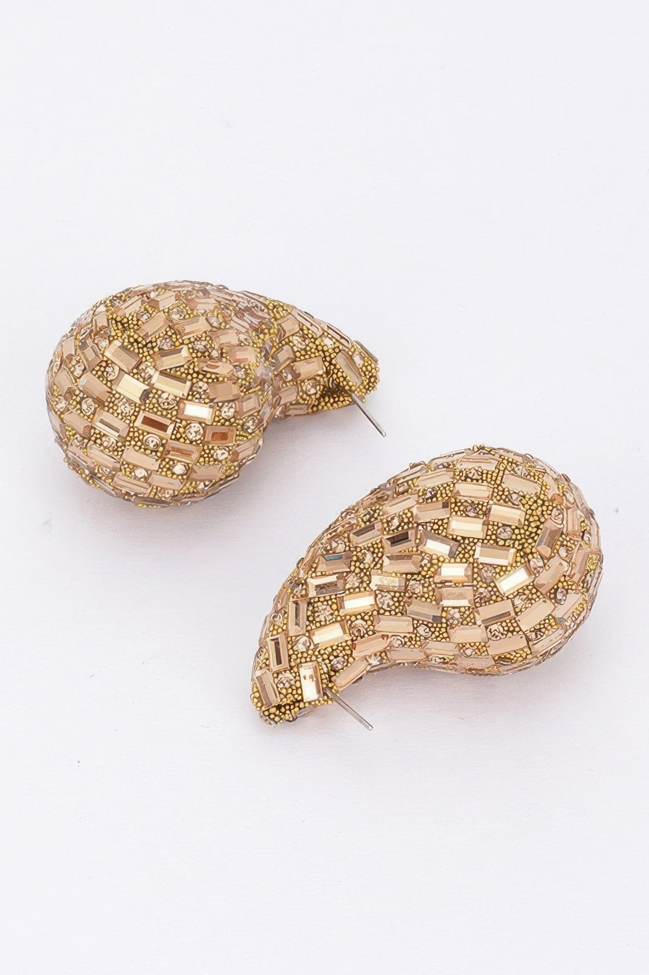 Rhinestone Tear Drop Earring - It's a Girly Place