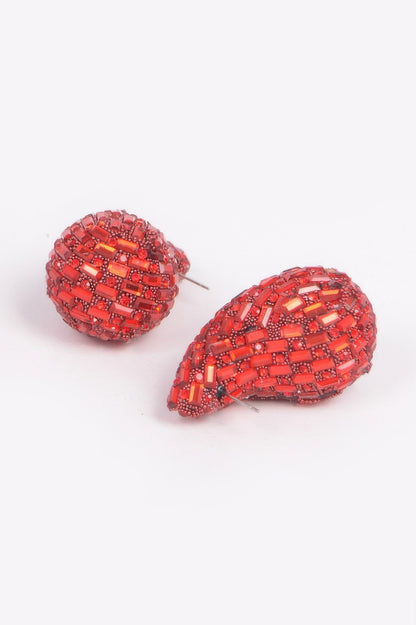 Rhinestone Tear Drop Earring - It's a Girly Place