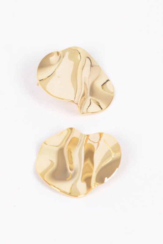 Metal Gold Plated Earring - It's a Girly Place