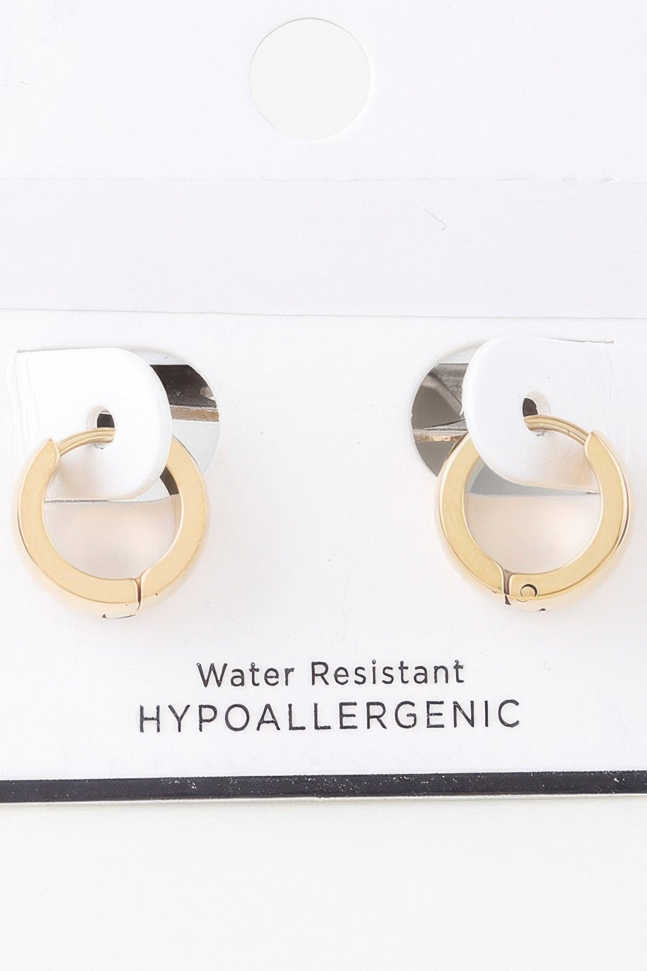 Shiny Bulky Hoop Earrings - It's a Girly Place