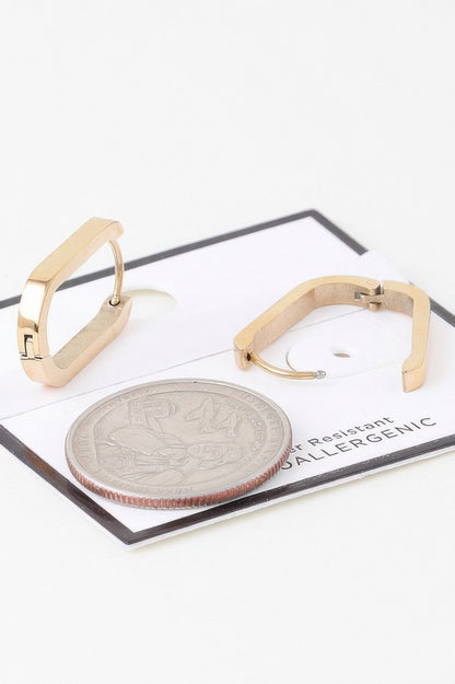 Delicate Link Chain Oval Earrings - It's a Girly Place