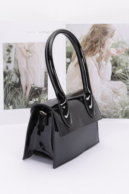 Enamel Top Handle Crossbody Bag - It's a Girly Place