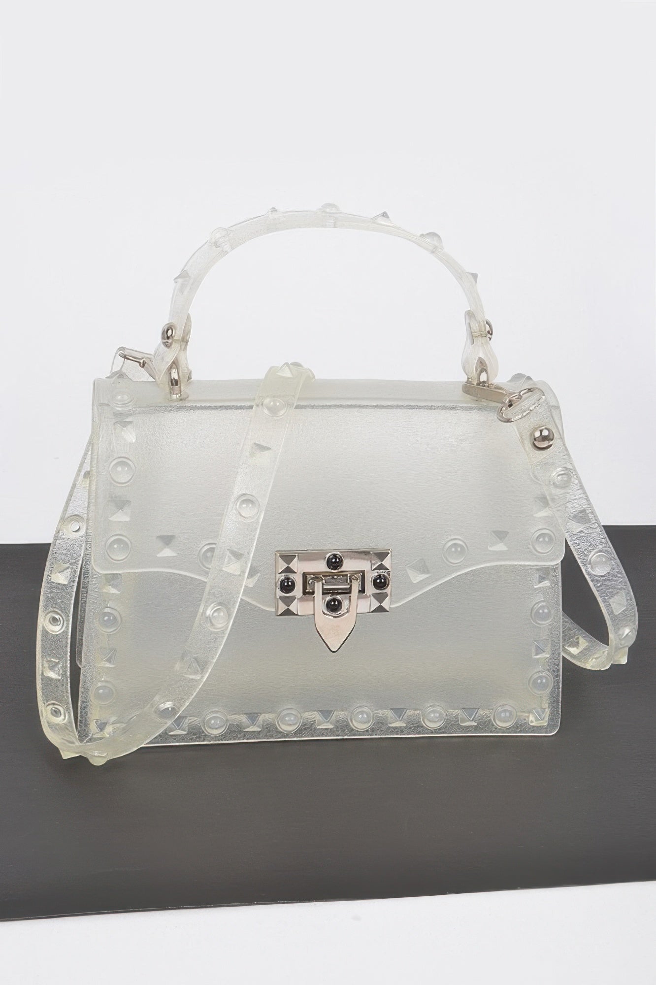 Monotone Studded Clutch - It's a Girly Place