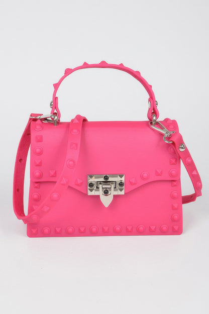 Monotone Studded Clutch - It's a Girly Place