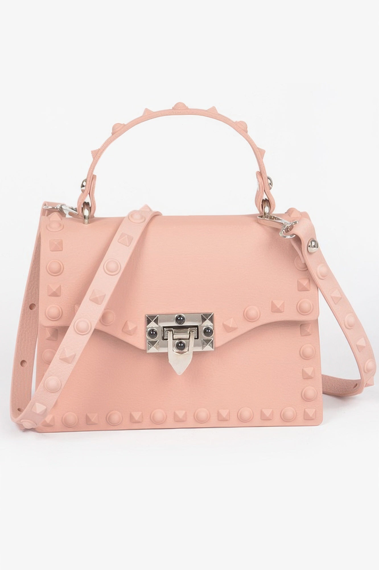 Monotone Studded Clutch - It's a Girly Place