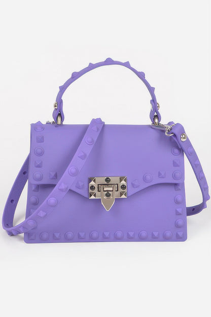 Monotone Studded Clutch - It's a Girly Place