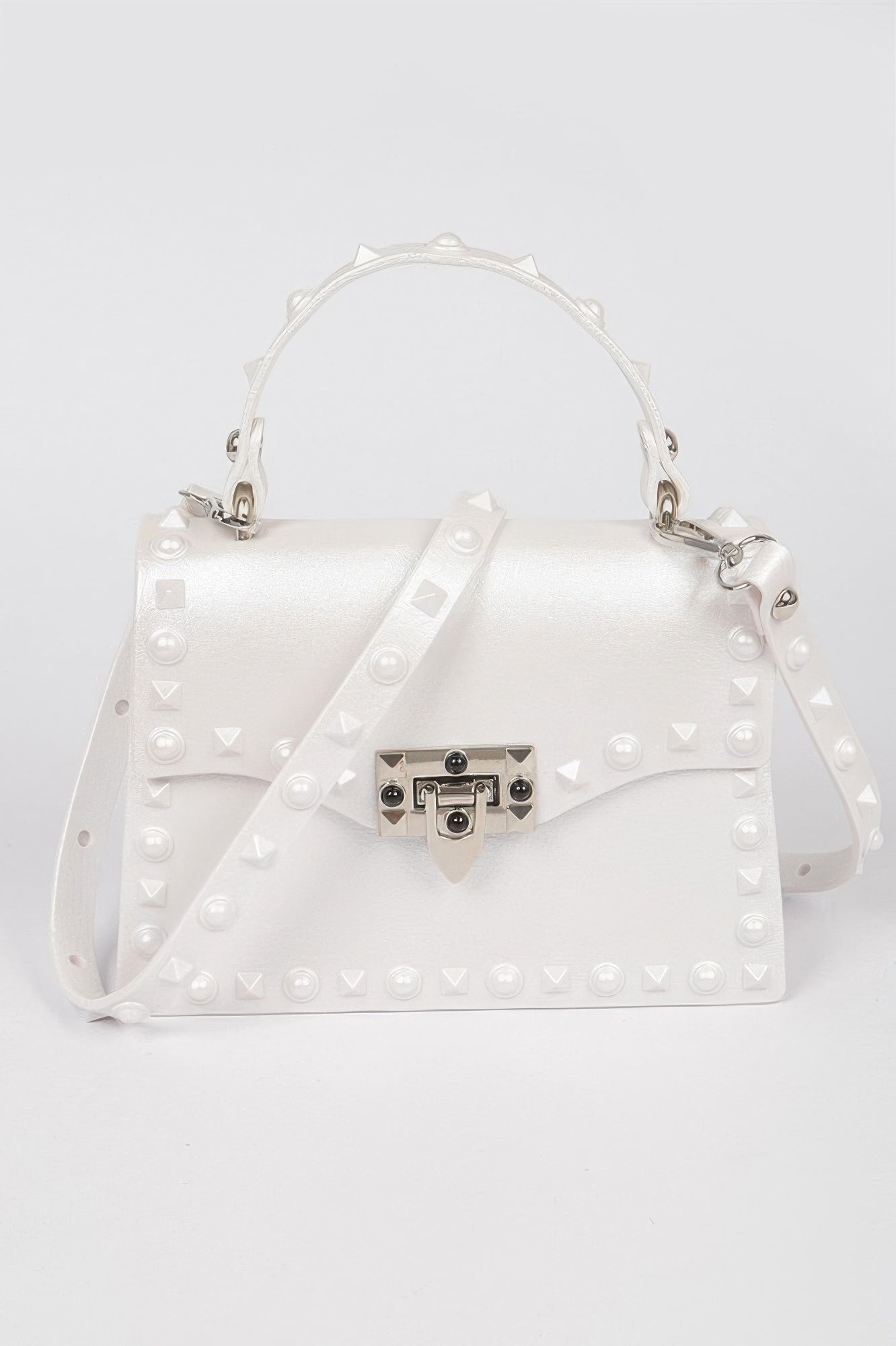 Monotone Studded Clutch - It's a Girly Place
