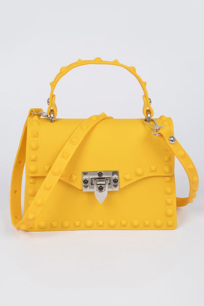 Monotone Studded Clutch - It's a Girly Place