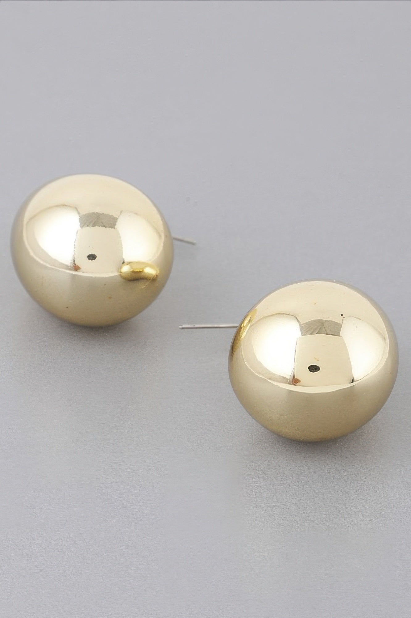 Bulky Shiny Teardrop Earrings - It's a Girly Place