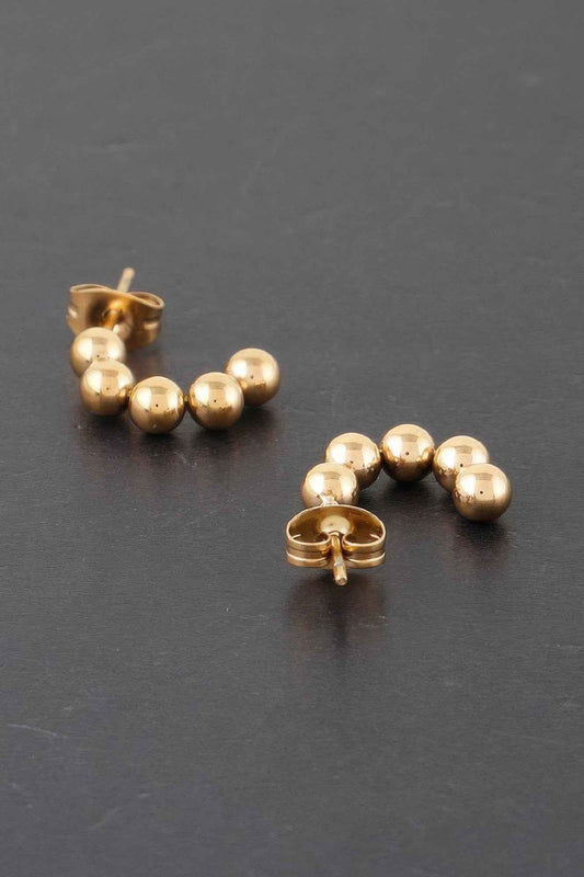 Metal Bead Earrings