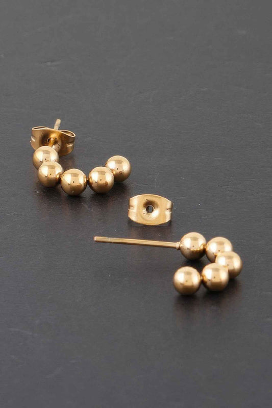 Metal Bead Earrings