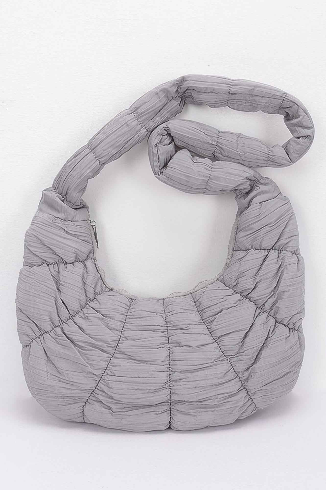 Quilted Nylon Padded Crossbody Bag