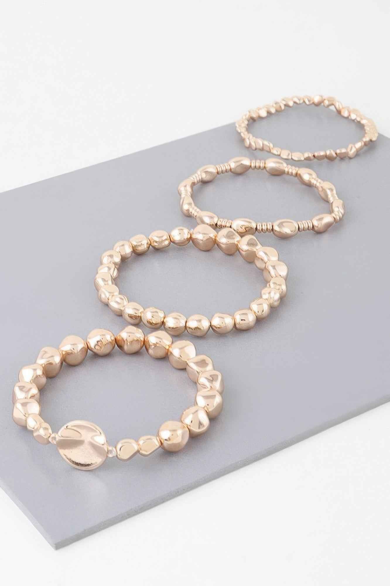 Multi Stone Beaded Bracelet