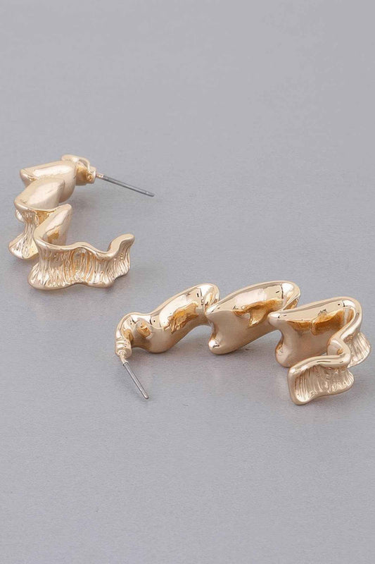 Ripple Down Dangle Earrings