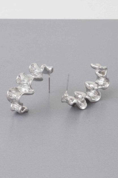 Ripple Down Dangle Earrings