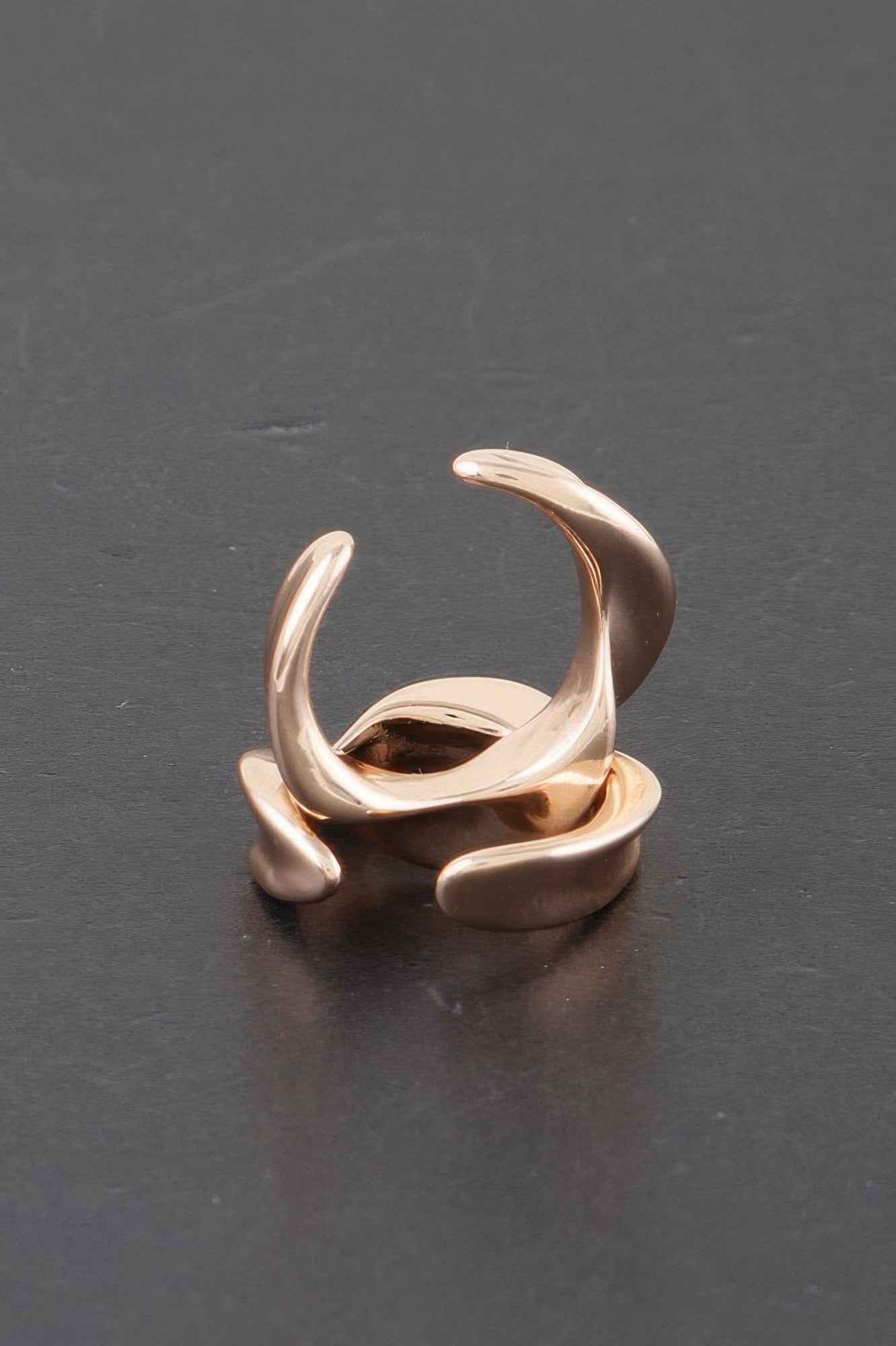 Twist Of Elegance Plated Earrings