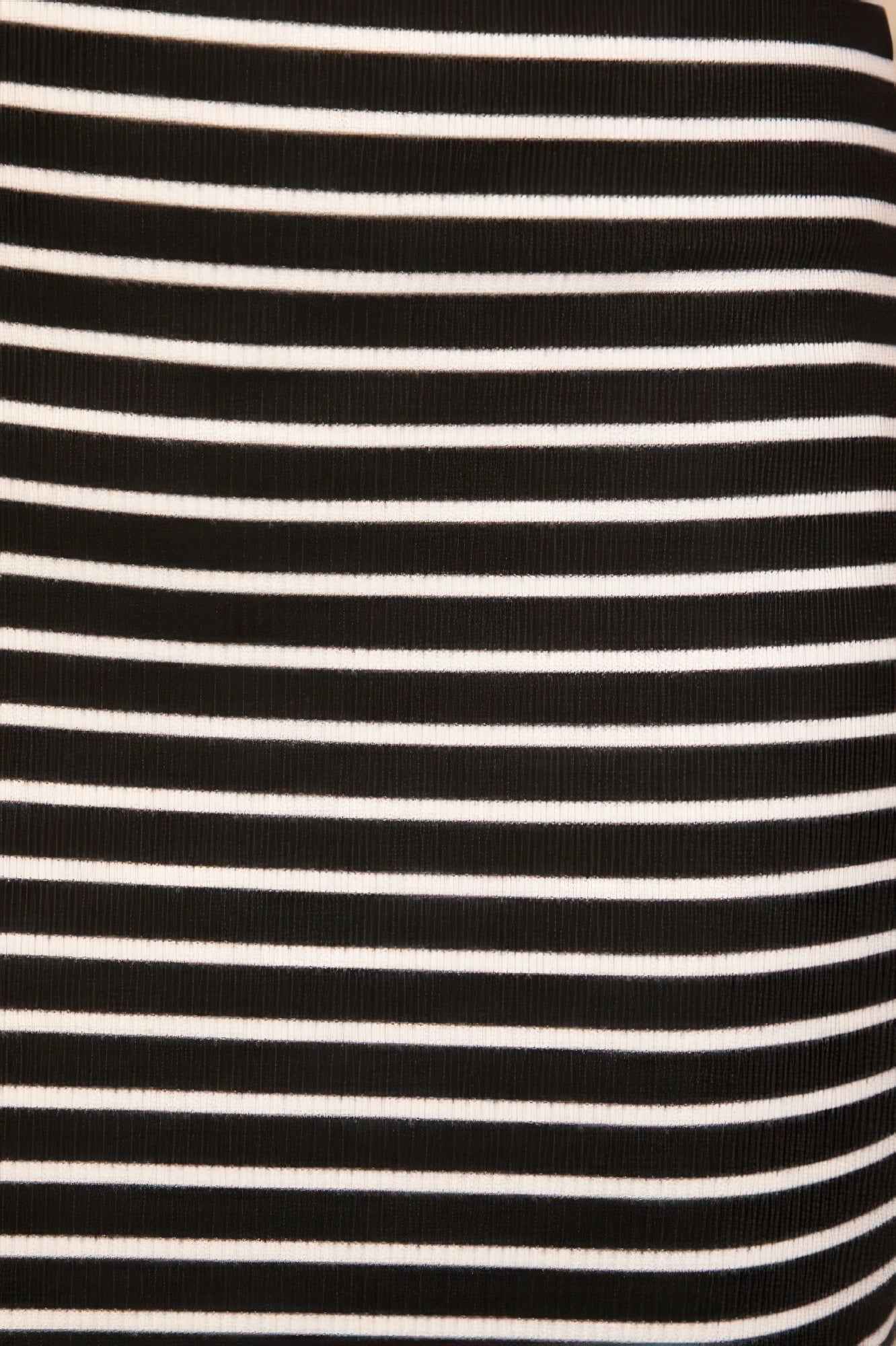Women's Rib Knit Striped Bodycon Maxi Slip Dress