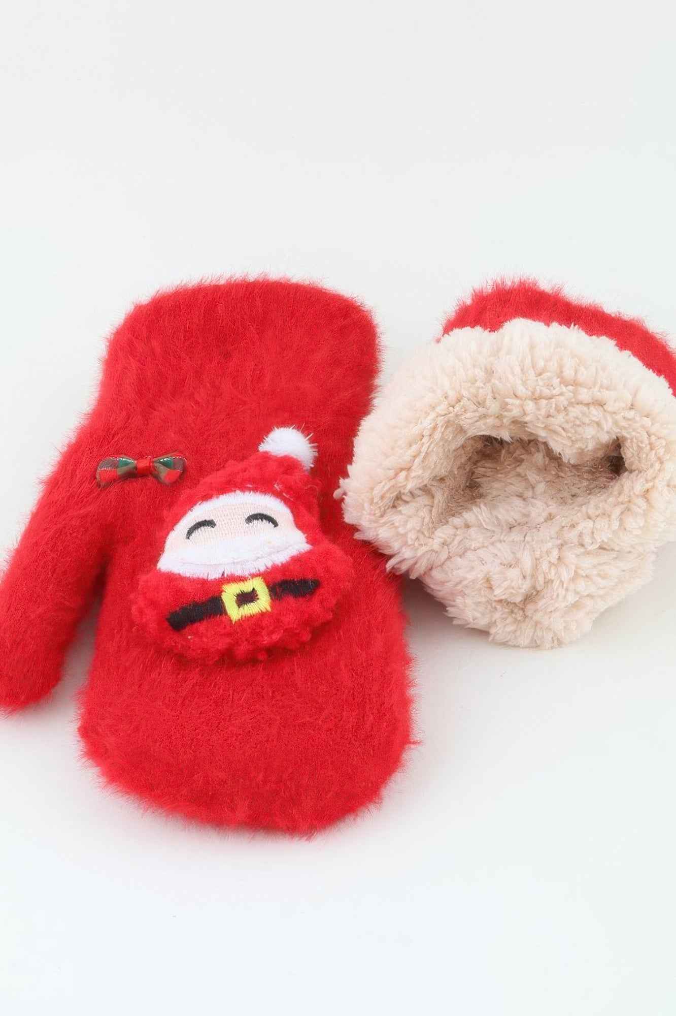 Happy Santa Mitten Gloves