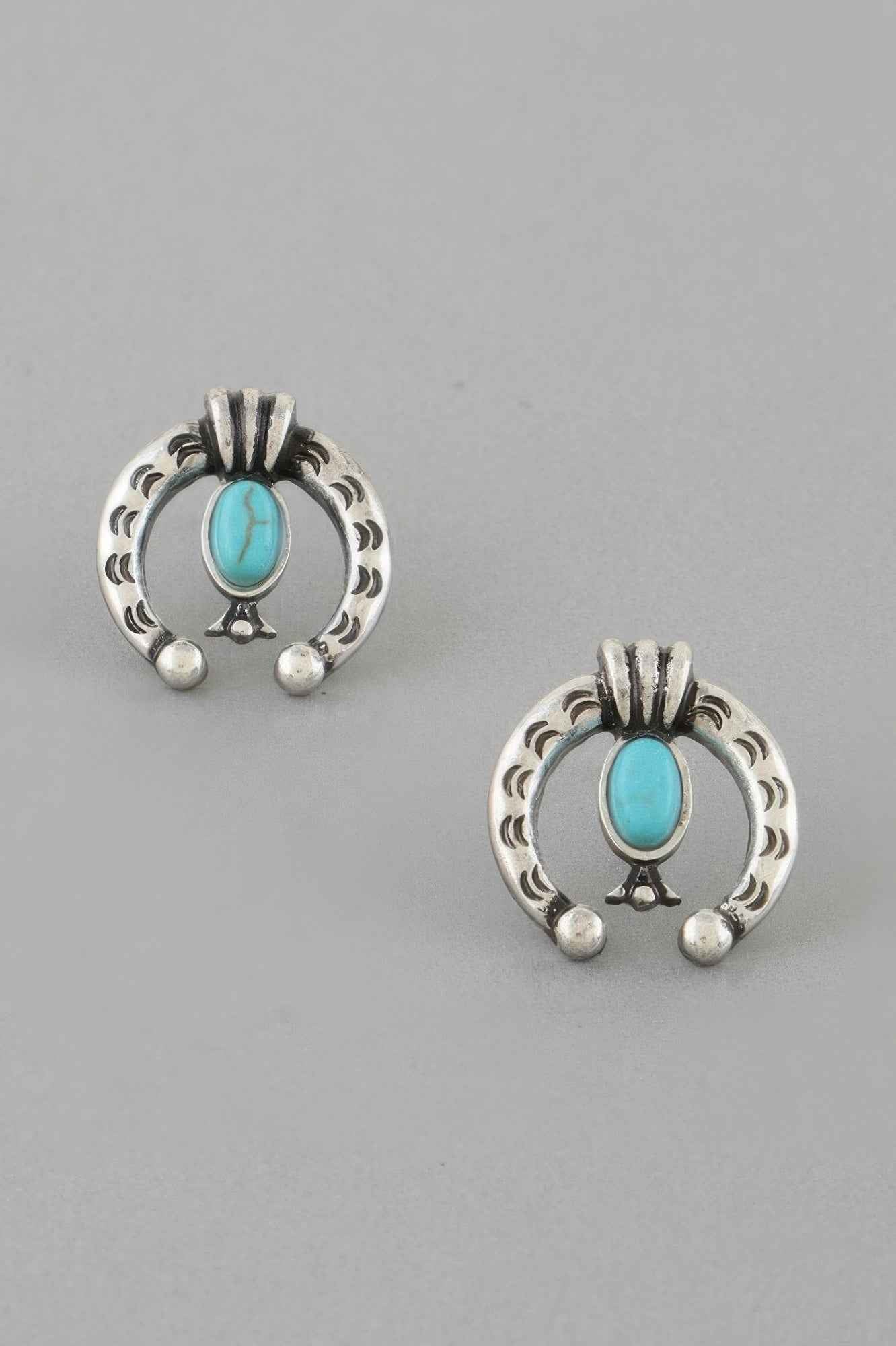 Antique Horseshoe Stud Earrings