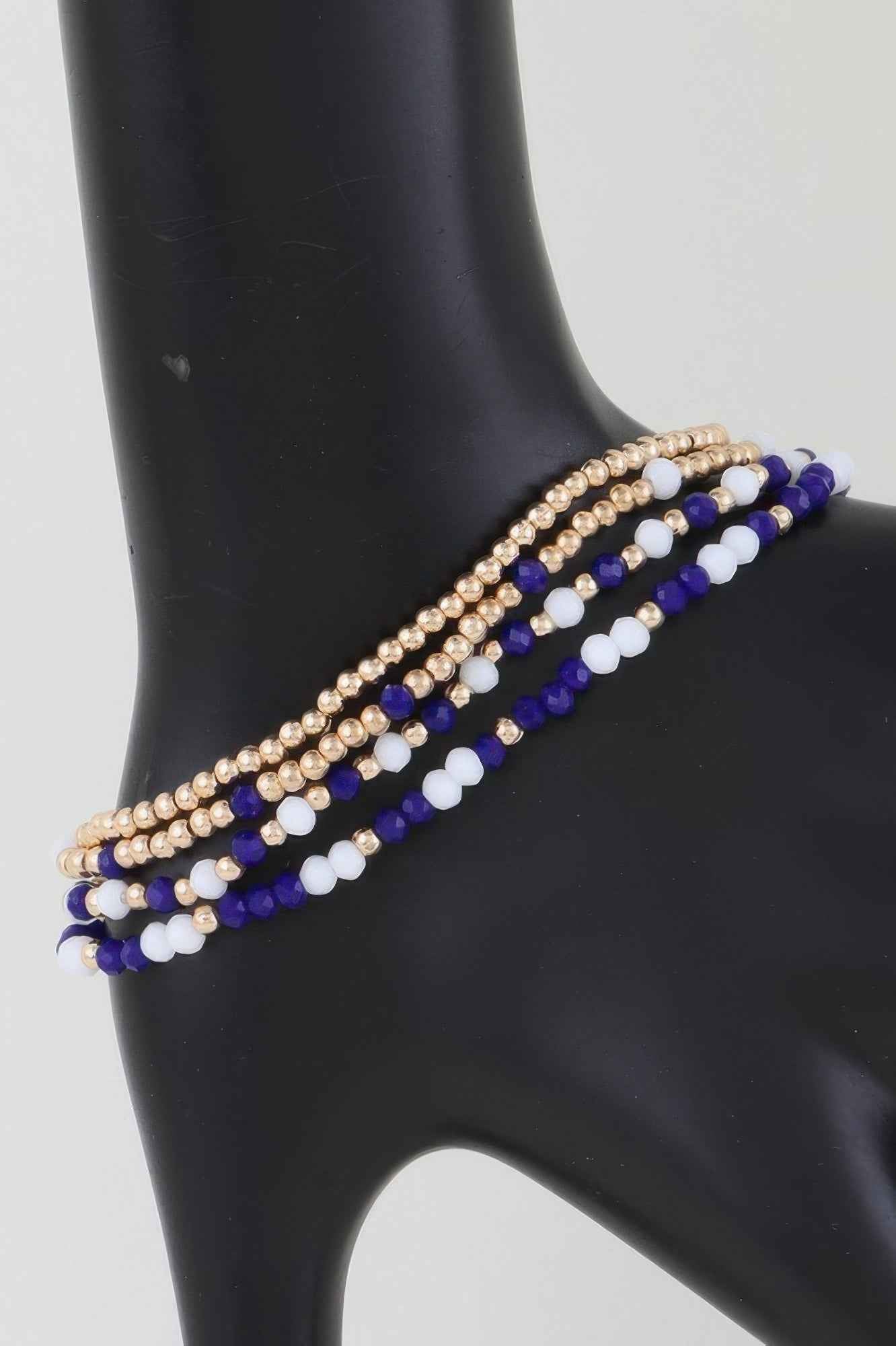 Alternating Stone Beaded Bracelet