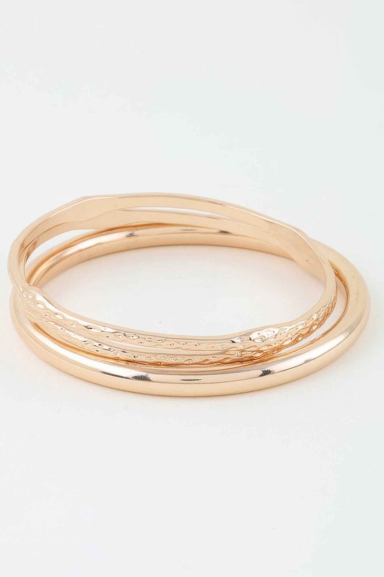 Multi Hammered Cuff Bracelet