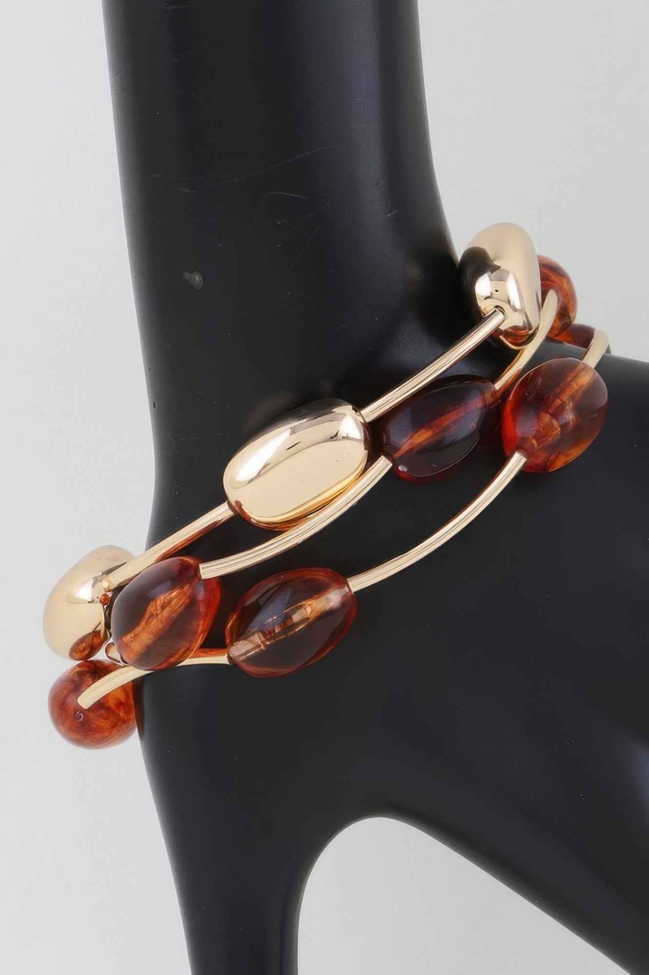 Multi Stone Beaded Bracelet