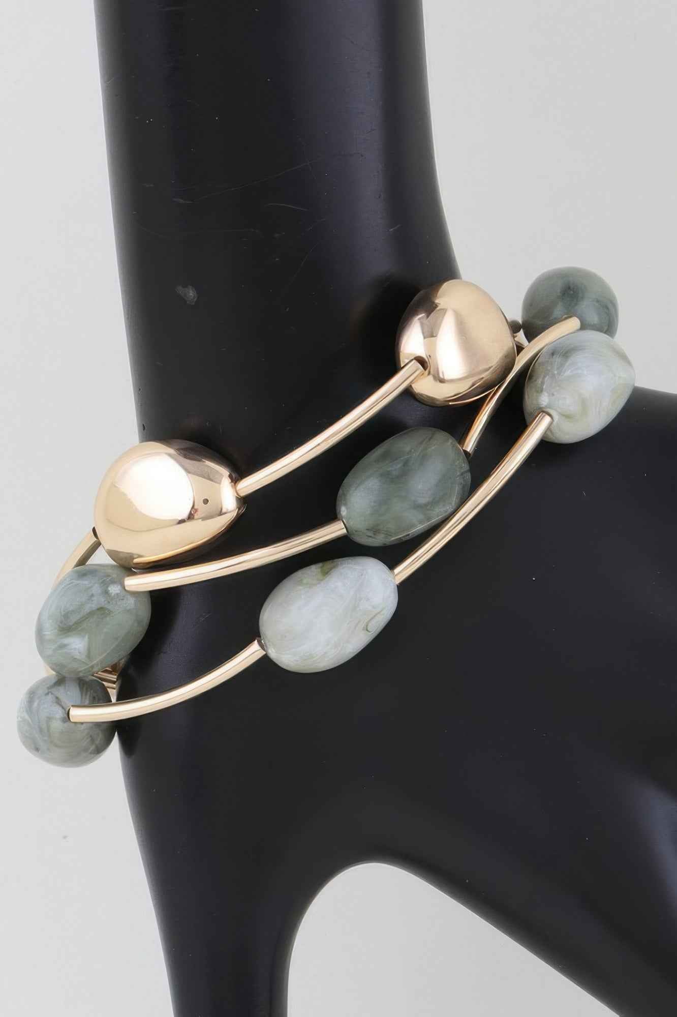 Multi Stone Beaded Bracelet