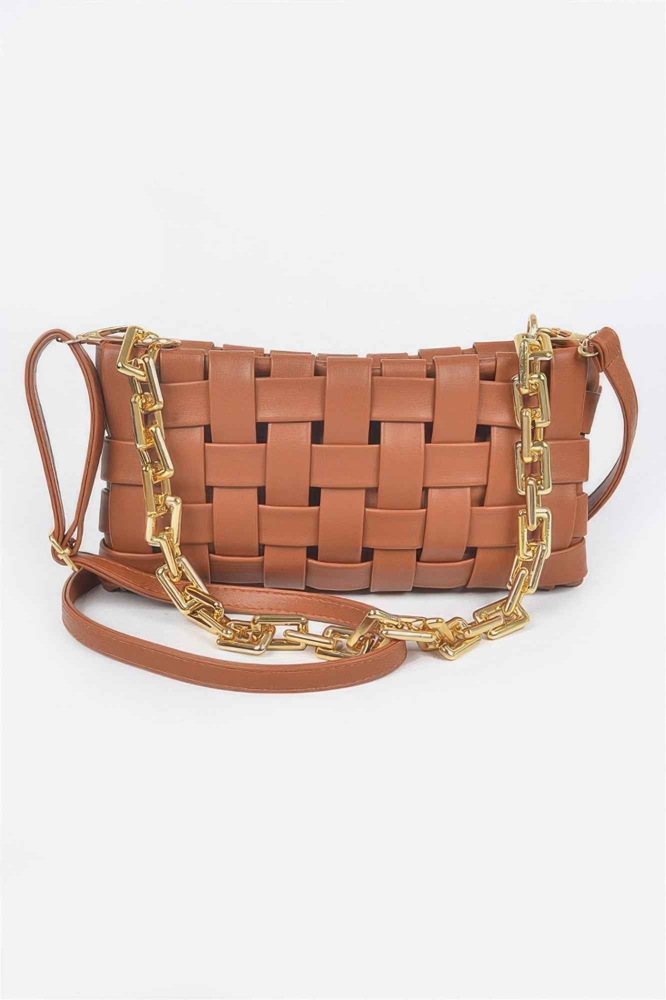 Braided Chain Crossbody Bag