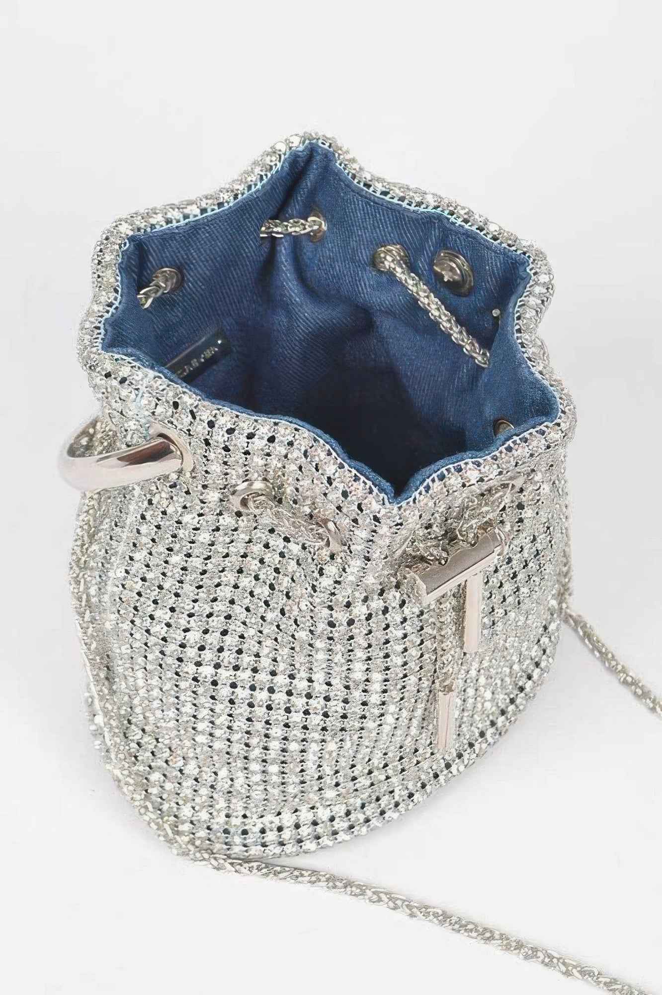Rhinestone Bucket Bag