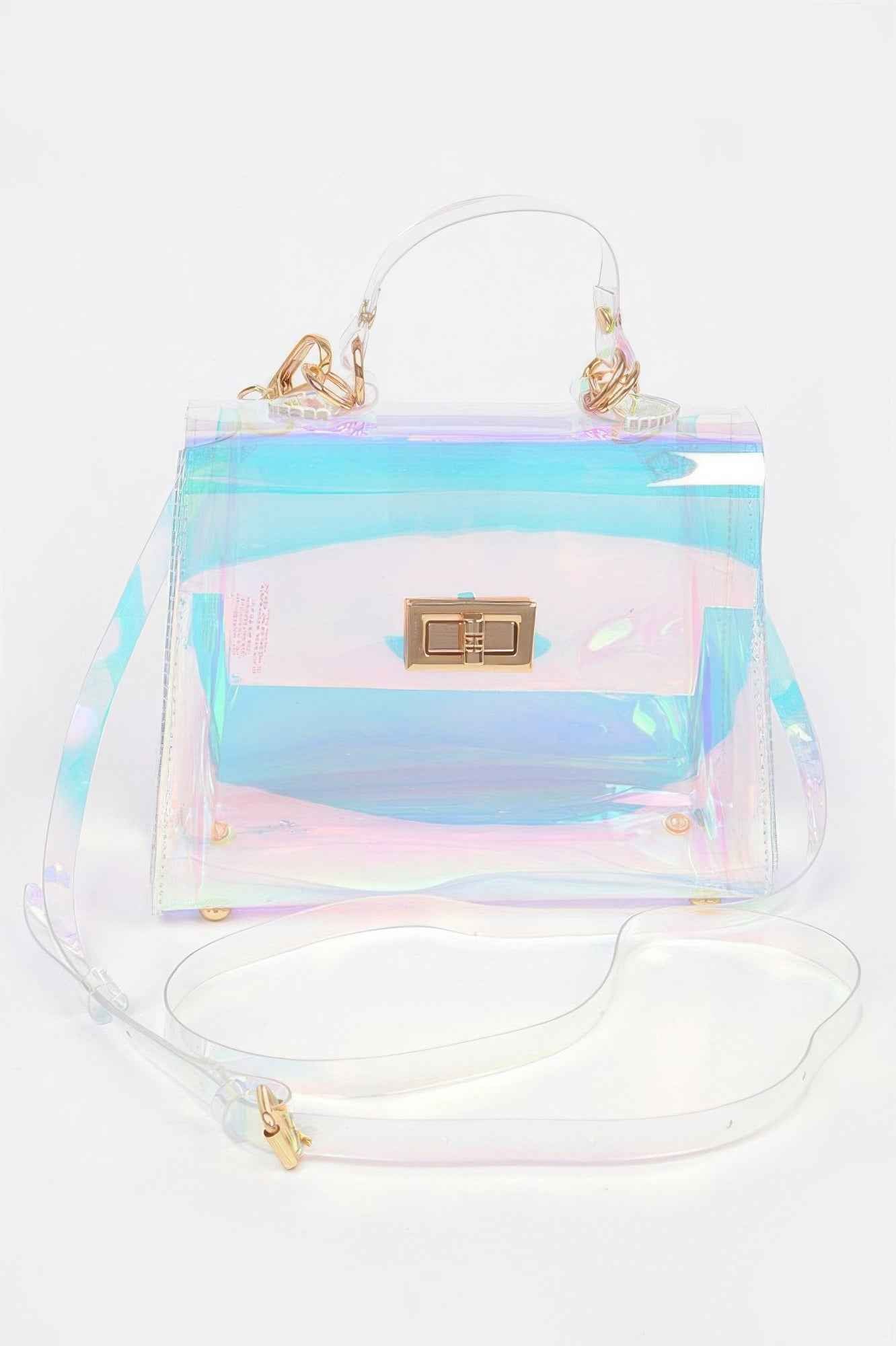 Hologram Transparent Crossbody Bag