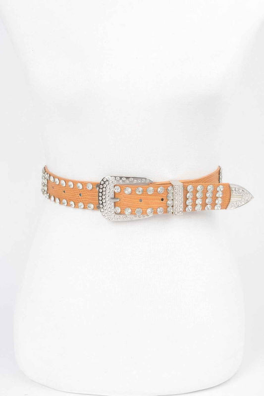 Rhinestone Multi Metal Belt