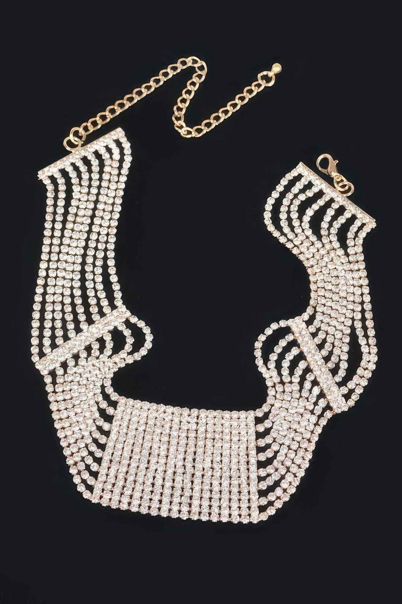 Rhinestone Choker Necklace