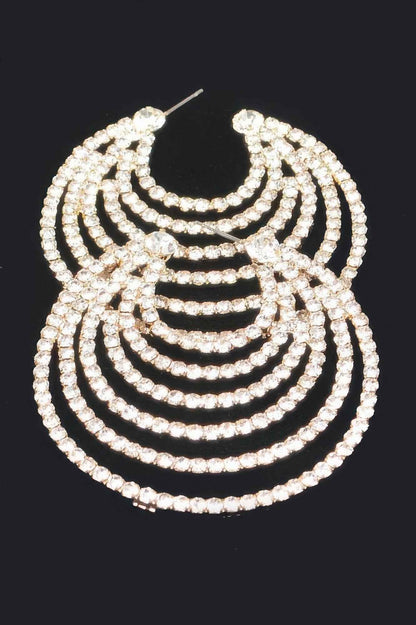 Rhinestone Statement Earrings
