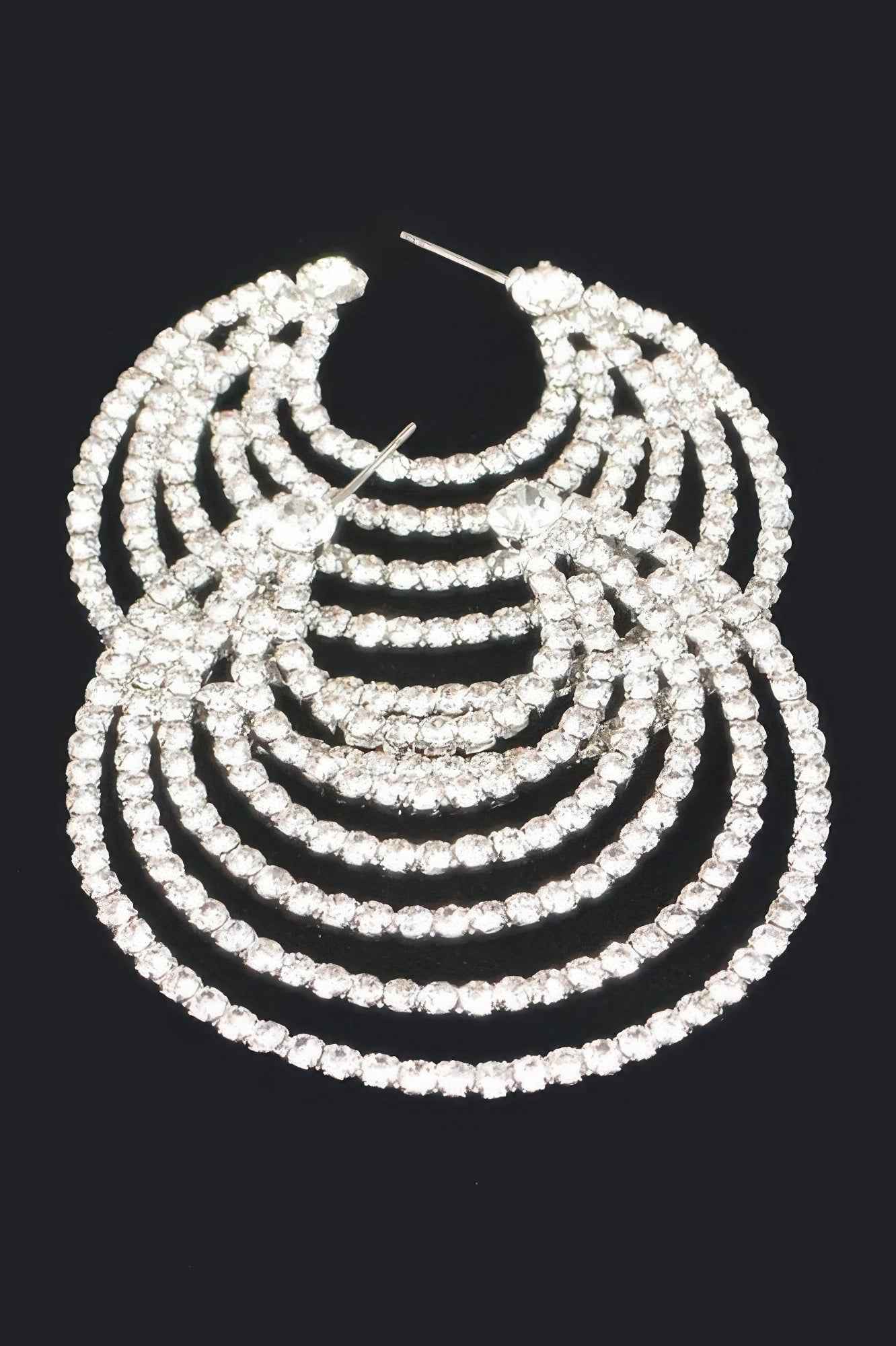 Rhinestone Statement Earrings