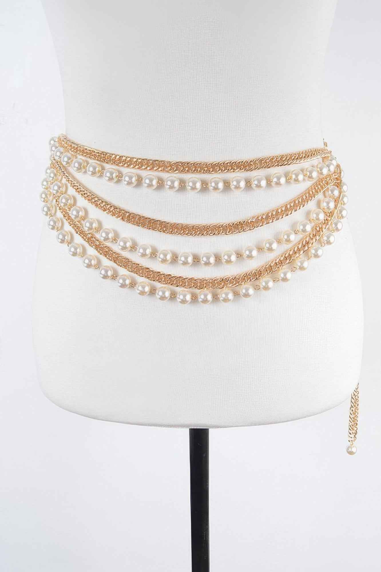 Oversize Layered Chain Belt